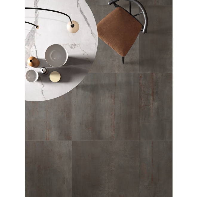 Flaviker Rebel Terrassenplatte Lead 90x90 cm - Stärke: 20 mm