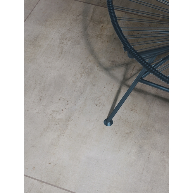 Flaviker Rebel Terrassenplatte Silver 90x90 cm - Stärke: 20 mm