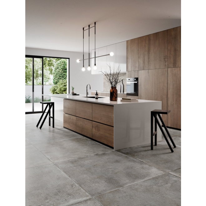 Flaviker Re_Tour Boden- und Wandfliese Fog 60x60 cm