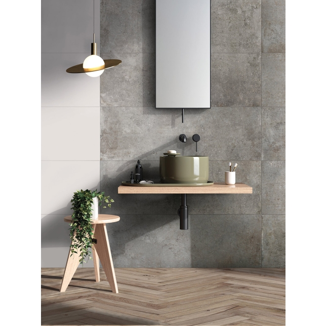 Flaviker Re_Tour Boden- und Wandfliese Fog 60x60 cm