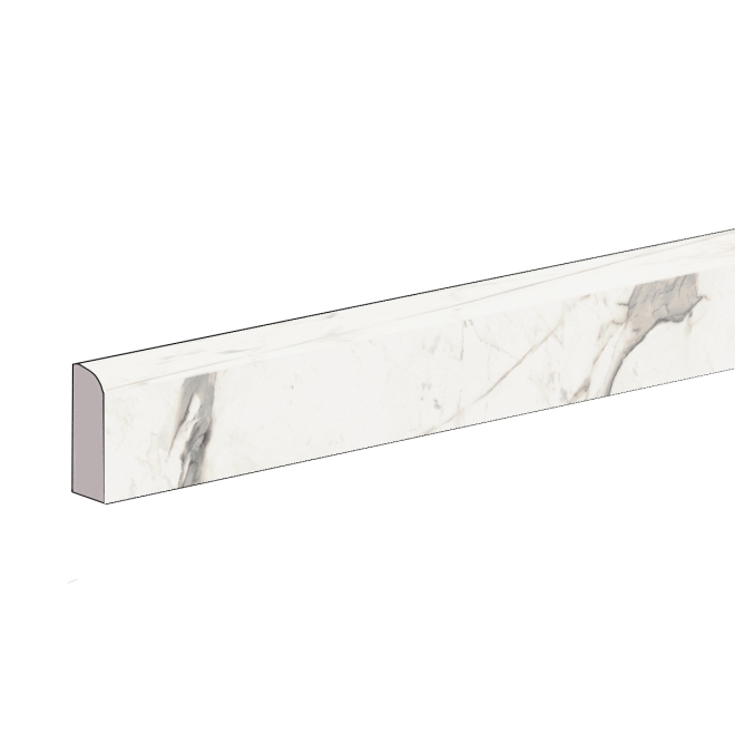 Flaviker Supreme Evo Sockel Statuario Superior Matt 5,5x120 cm