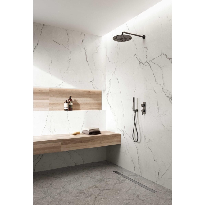 Flaviker Supreme Memories Boden- und Wandfliese Quarzite Luna matt 120x120 cm