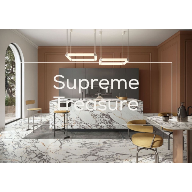 Flaviker Supreme Treasure Boden- und Wandfliese Luminous Everose Matt 60x120 cm