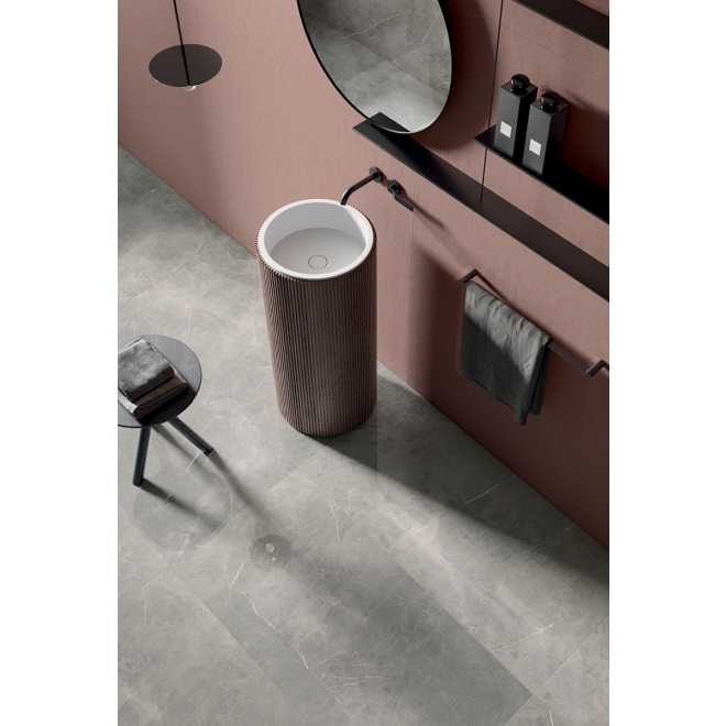 Flaviker Supreme Evo Boden- und Wandfliese Grey Amani Matt 120x120 cm