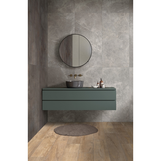 Flaviker Supreme Evo Boden- und Wandfliese Grey Amani Matt 120x120 cm