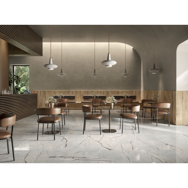 Flaviker Supreme Treasure Boden- und Wandfliese Greylac Platinum Lux 60x120 cm