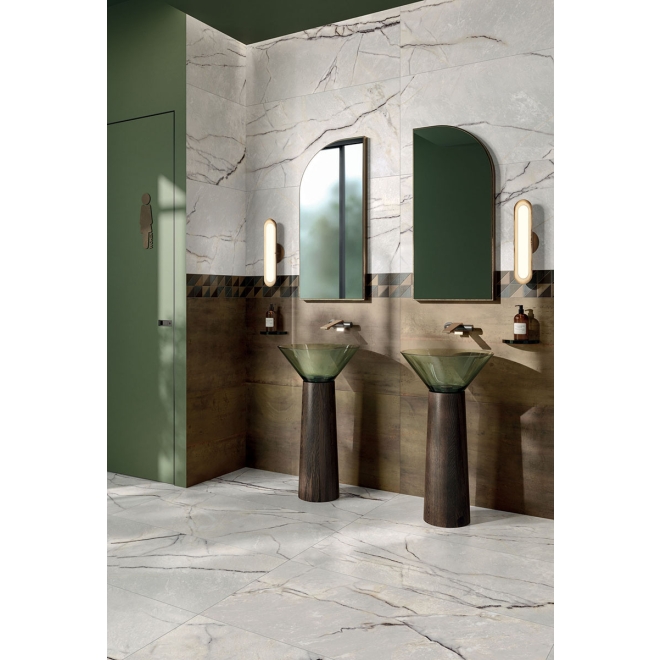 Flaviker Supreme Treasure Boden- und Wandfliese Greylac Platinum Matt 120x120 cm