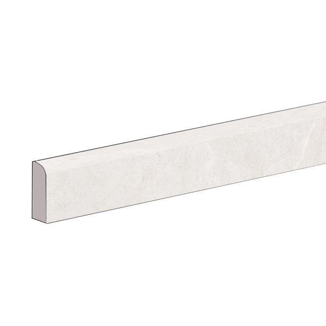 Flaviker Midi Melange Blanc Sockel 5,5x120 cm