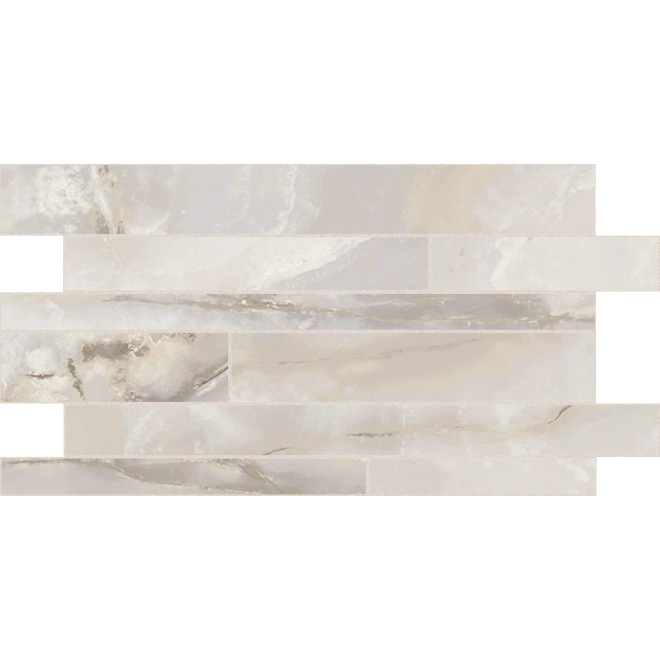 Florim Creative Design Onyx&More White Onyx Satin Dekor Listello 30x60 cm