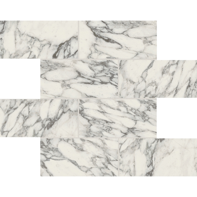 Florim Creative Design Stones & More 2.0 Arabescato White Natural Dekor Muretto 7,5x15 6mm