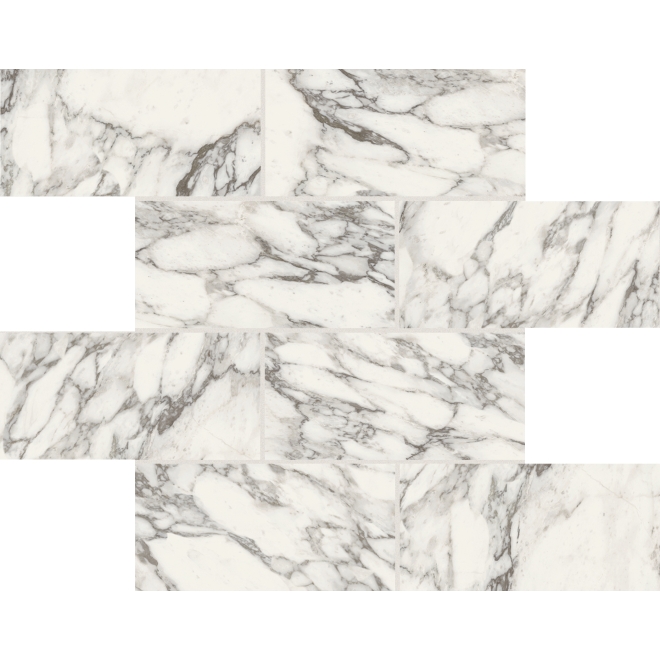 Florim Creative Design Stones & More 2.0 Arabescato White Glossy Dekor Muretto 7,5x15 6mm