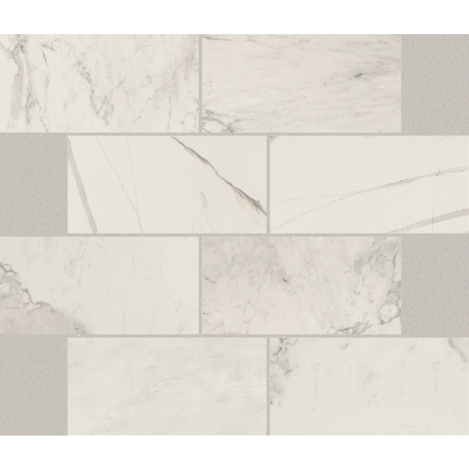 Florim Creative Design Stones & More 2.0 Calacatta Smooth Dekor Muretto 7,5x15 6mm