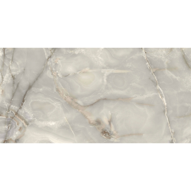 Florim Creative Design Onyx&More Silver Onyx Glossy Boden- und Wandfliese 60x120 cm 6 mm