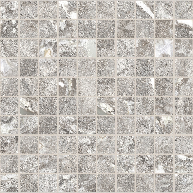 Florim Creative Design Onyx&More White Porphyry Strukturiert Mosaik 3x3 cm