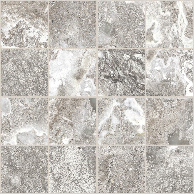 Florim Creative Design Onyx&More White Porphyry Strukturiert Mosaik 7,5x7,5 cm 6 mm
