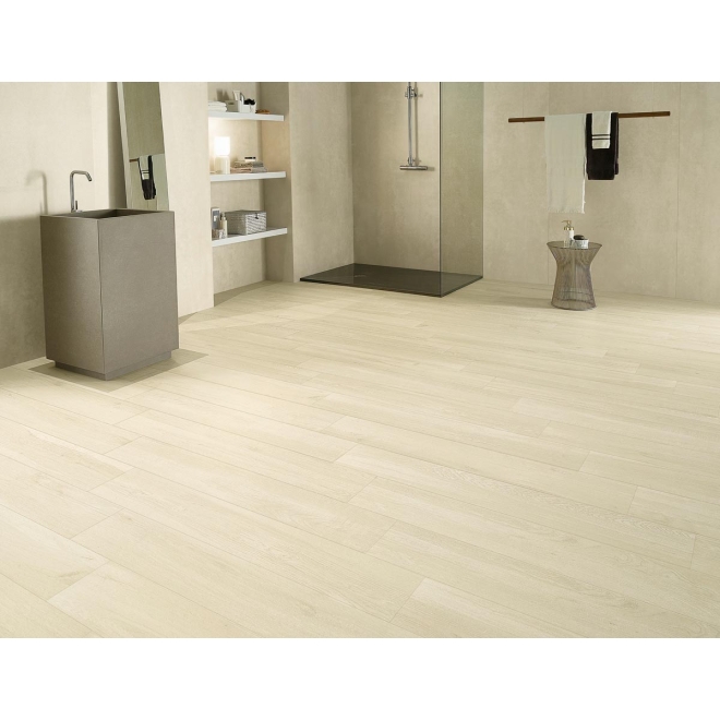 Margres Grove White Natural Boden-und Wandfliese 20x120 cm