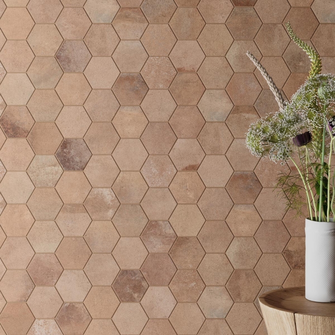 PrimeCollection Heartland Amber Mosaik Esagone 28x32 cm