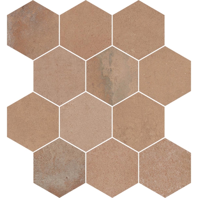 PrimeCollection Heartland Amber Mosaik Esagone 28x32 cm