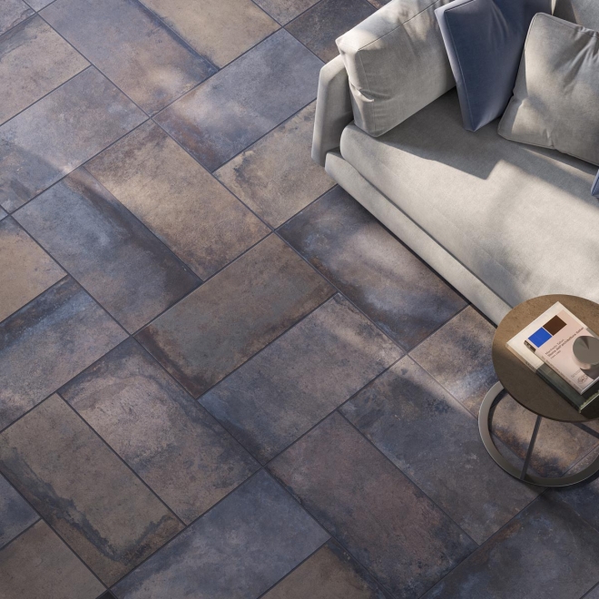 PrimeCollection Heartland Charcoal Wand- und Bodenfliese 30x30 cm