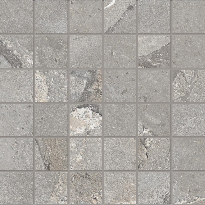 Provenza Unique Intensity Cobblestone Grey Matt Mosaik 30x30 cm