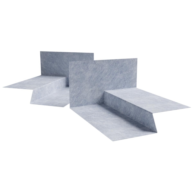 Kiesel Gefälle-Ecke 28 mm rechts