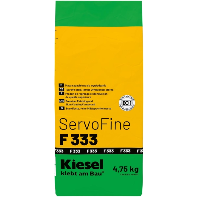 Kiesel ServoFine F 333 Standfeste, feine Glättspachtelmas 4,75 kg Beutel