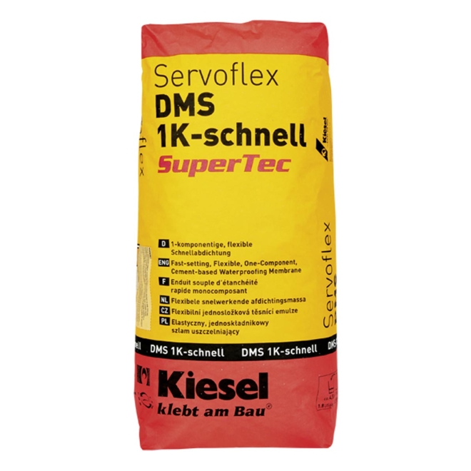Kiesel Servoflex DMS 1K-Schnell SuperTec Schnellabdichtung 15 kg Sack