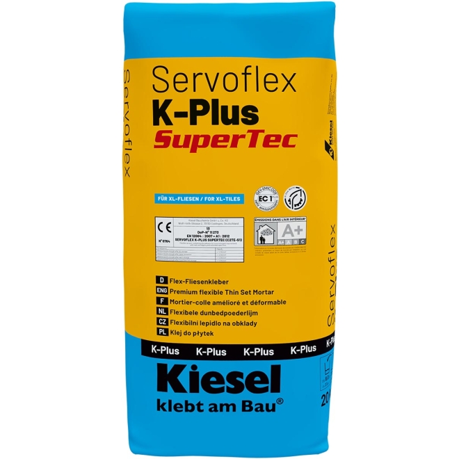 Kiesel Servoflex K-Plus SuperTec Flex-Fliesenkleber 5 kg Sack