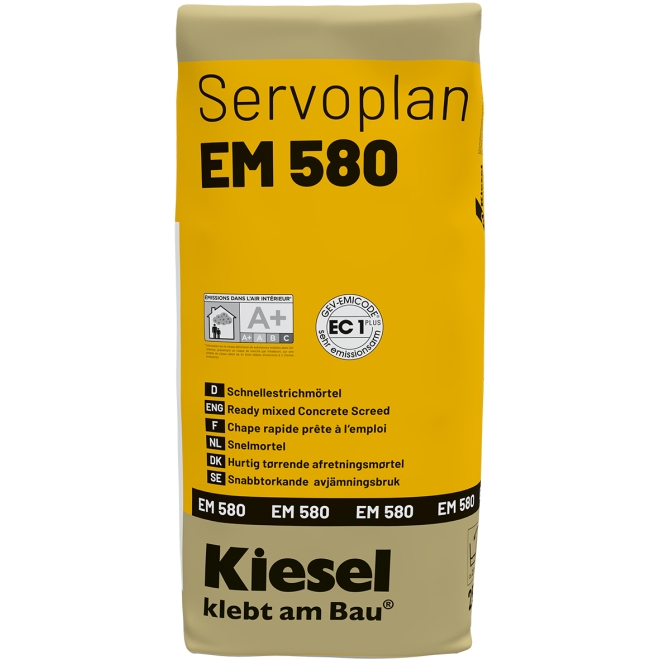 Kiesel Servoplan EM 580 Schnellestrichmörtel 25 kg Sack