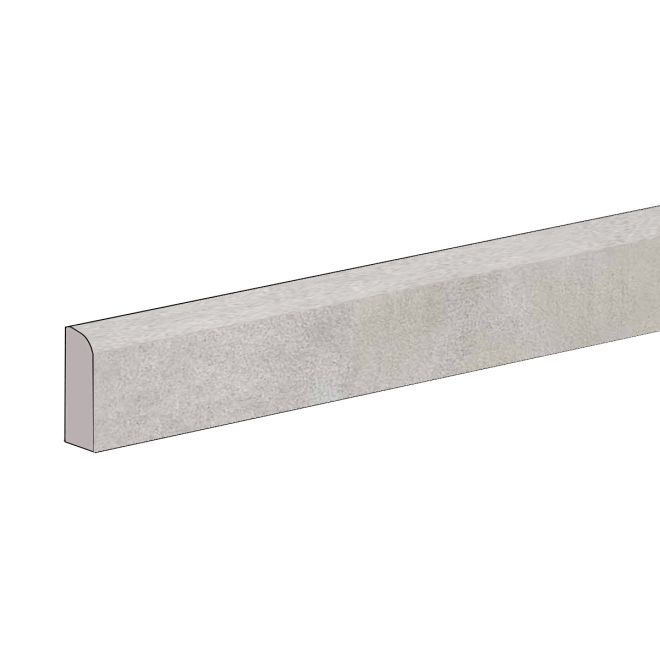 Keope Street Milano Silver Sockel Strukturiert (R10) 7x45 cm