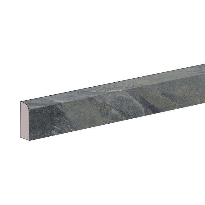 Keope Ubik Anthracite Sockel ULTRAmatt 4,6x120 cm