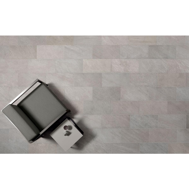 Keope Point Silver Boden- und Wandfliese Strukturiert (R11) 30x60 cm