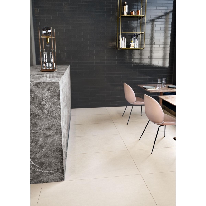 Keope Elements Design White Boden- und Wandfliese Strukturiert (R10) 30x60 cm