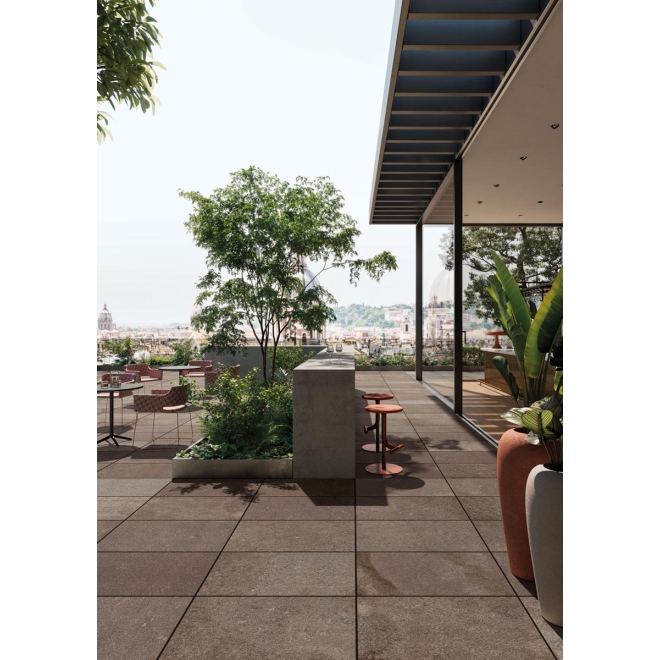 Keope Limes Porfido Warm Boden- und Wandfliese Strukturiert (R11) 22,5x45,3 cm