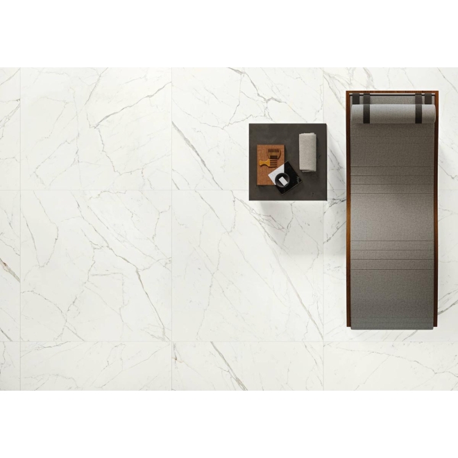 Keope Elements Lux Calacatta Statuarietto Boden- und Wandfliese Lappato (poliert) 60x60 cm