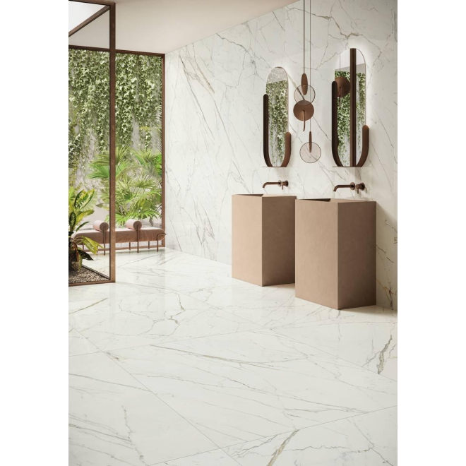 Keope Elements Lux Calacatta Statuarietto Boden- und Wandfliese Lappato (poliert) 60x60 cm