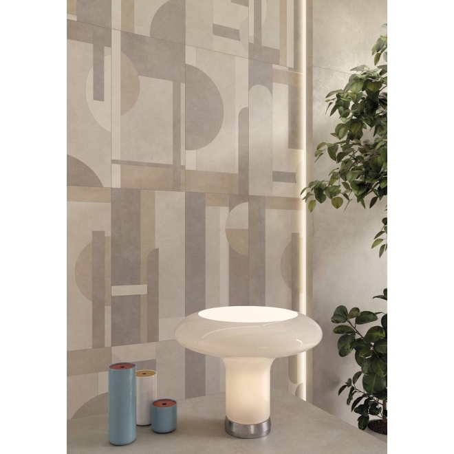 Keope Geo Silver Boden- und Wandfliese ULTRAmatt 60x120 cm