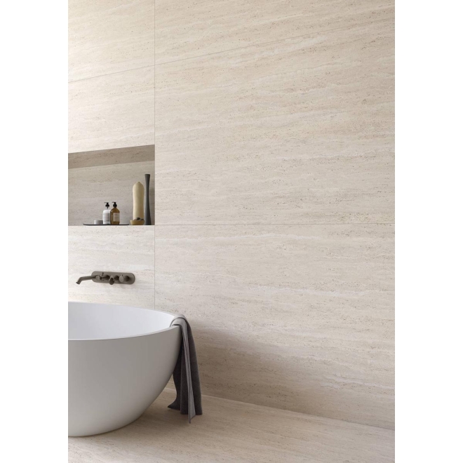 Keope Omnia Tivoli Ivory Boden- und Wandfliese ULTRAmatt 40x80 cm