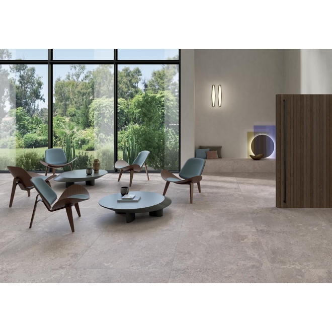 Keope Omnia Devix Greige Boden- und Wandfliese ULTRAmatt 60x120 cm