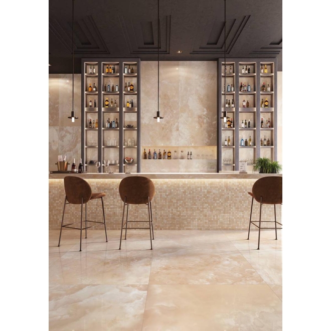 Keope Onice Honey Boden- und Wandfliese Lappato (poliert) 60x60 cm