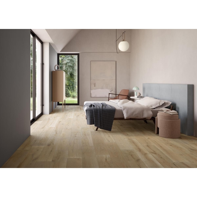 Keope Unica Beige Boden- und Wandfliese Natural (R9) 20x180 cm