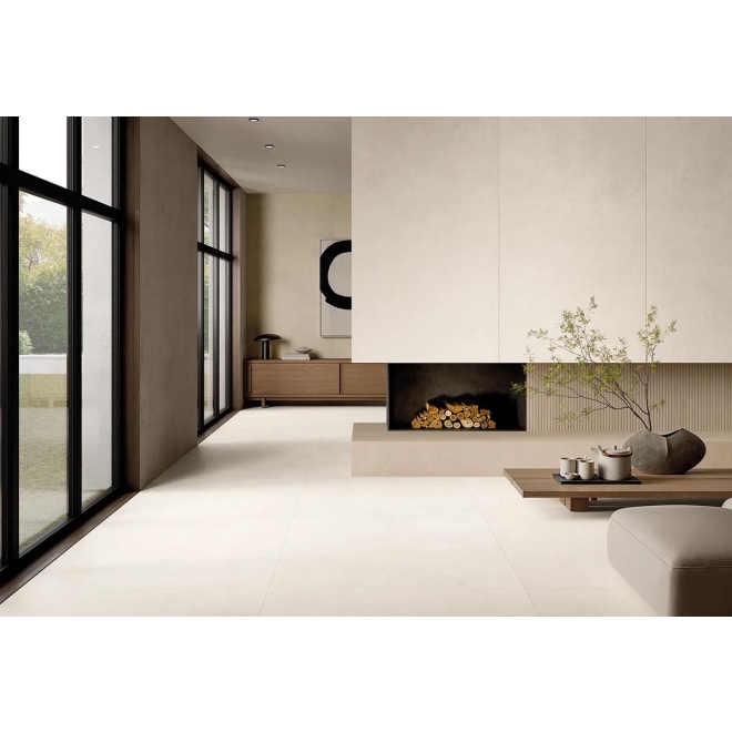 Keope Grace White Boden- und Wandfliese ULTRAmatt 80x80 cm