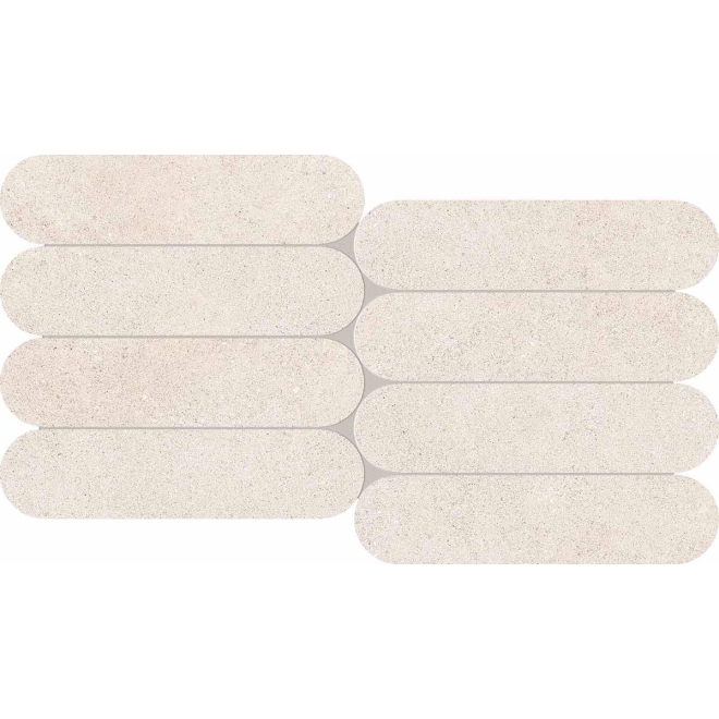 Keope Grace Ivory Mosaik Biscuits ULTRAmatt 28,5x55,5 cm