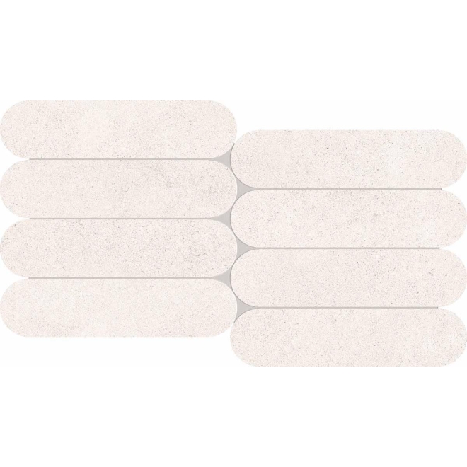 Keope Grace White Mosaik Biscuits ULTRAmatt 28,5x55,5 cm