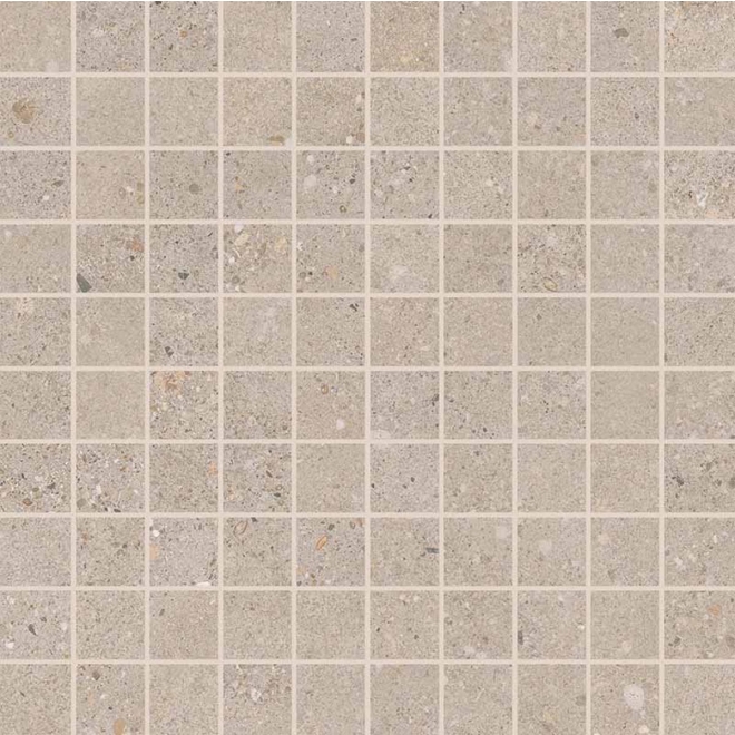 Keope District Greige Mosaik 3x3 ULTRAmatt 30x30 cm