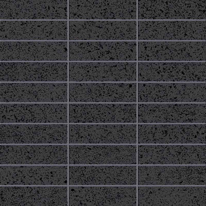 Keope Lavica Black Mosaik Listello Silky 30x30 cm