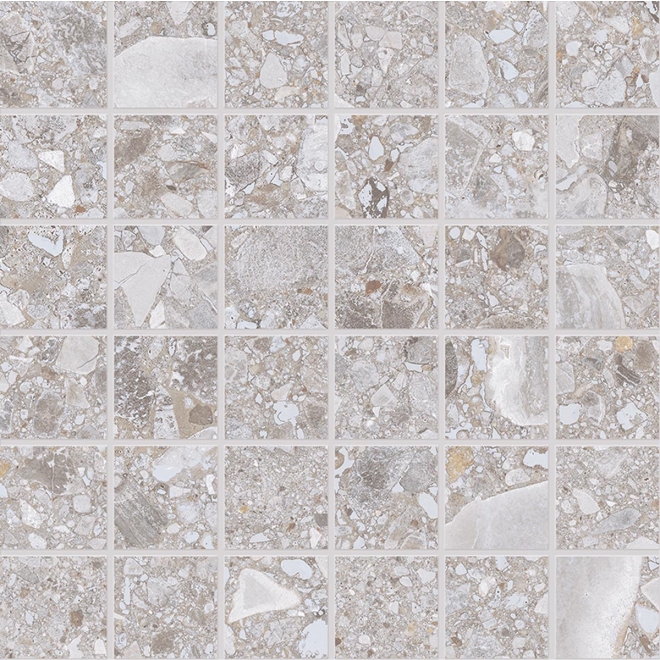 Keope Omnia Ceppo Grey Mosaik 5x5 ULTRAmatt 30x30 cm