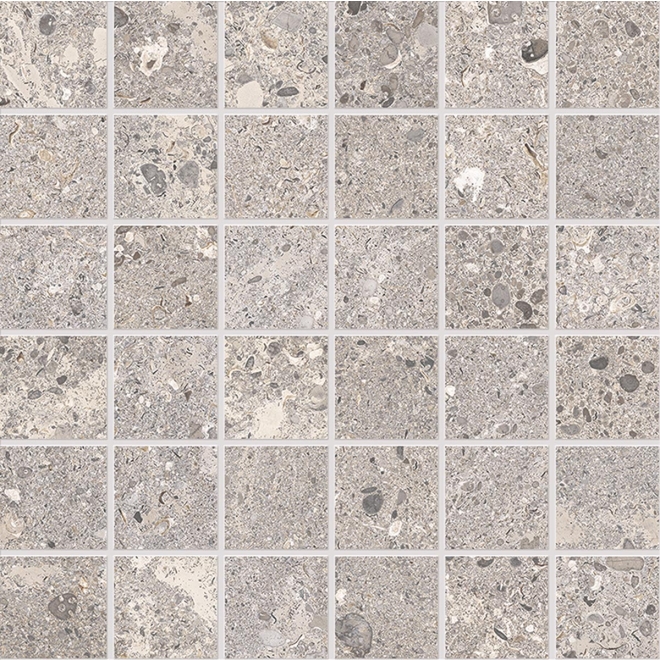 Keope Omnia Devix Greige Mosaik 5x5 ULTRAmatt 30x30 cm