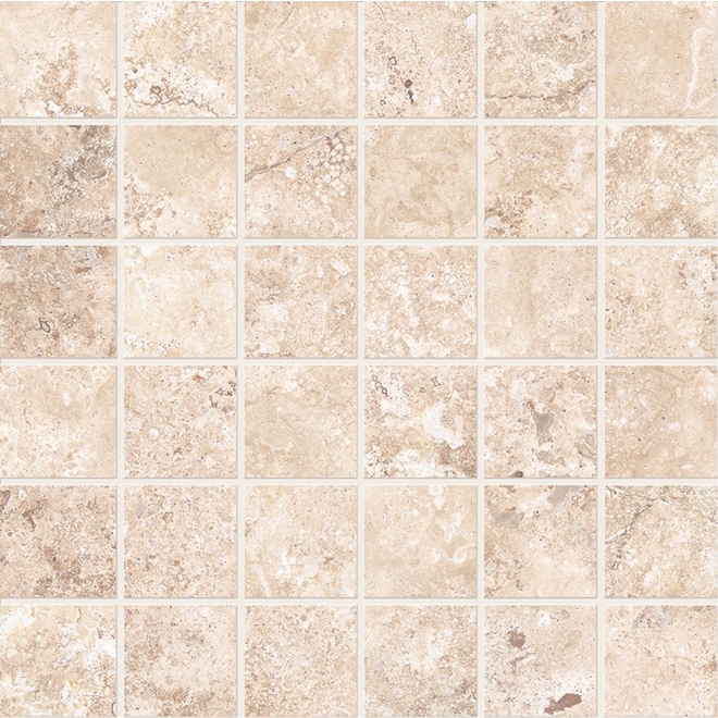 Keope Omnia Rapolano Beige Mosaik 5x5 ULTRAmatt 30x30 cm