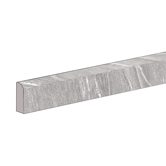 Keope Swisstone Grey Sockel Strukturiert (R10) 7,2x60 cm